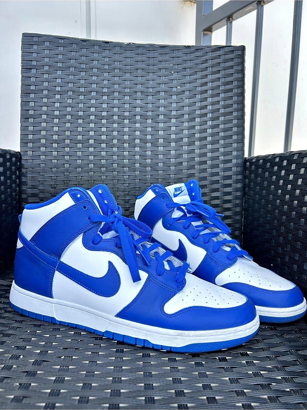 Nike Dunk High Retro Game Royal Kentucky Blue & White Like New